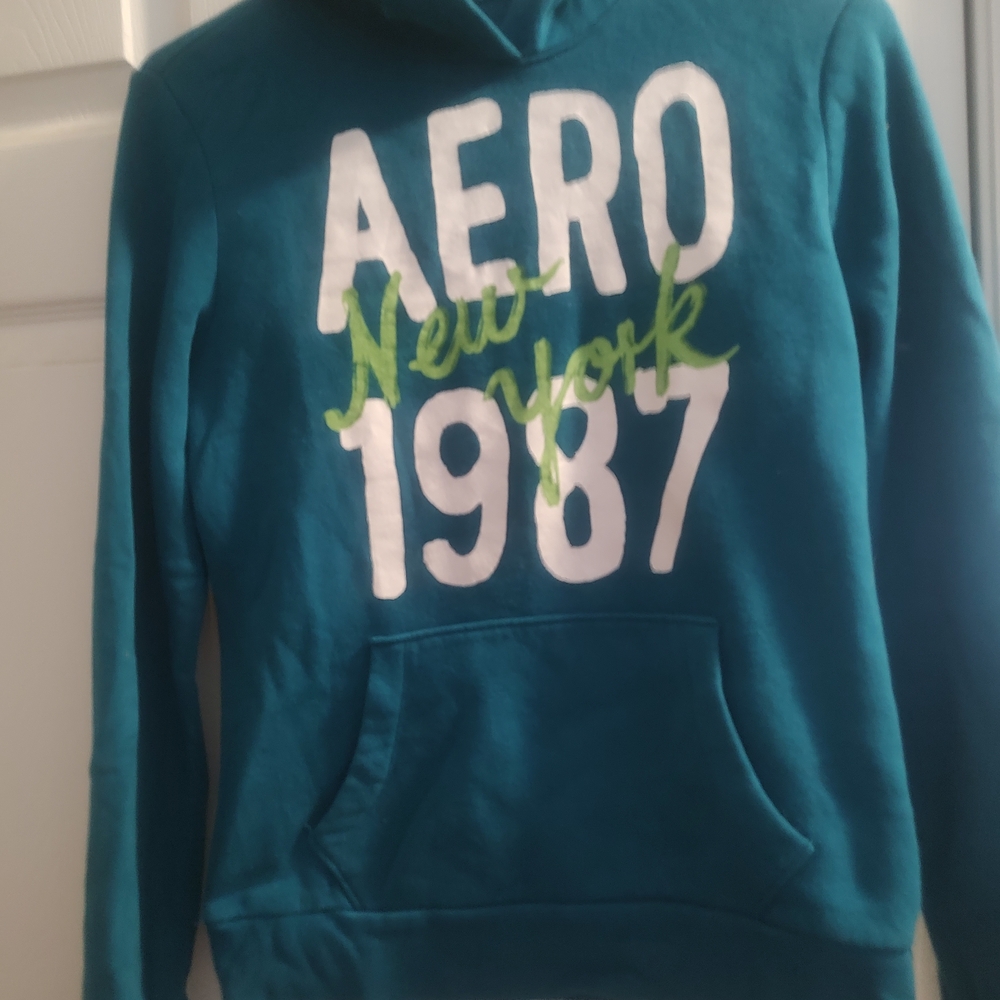 Aero Kids Teal Hoodie